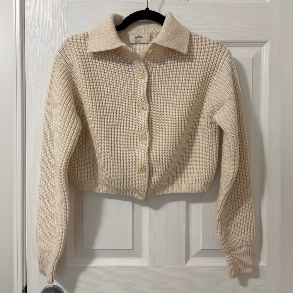 Aritzia Wilfred Nextdoor merino wool sweater